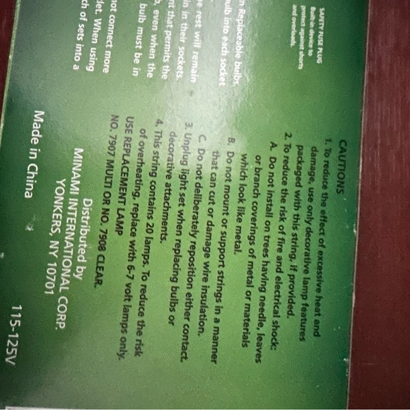 Foremost vintage icicle string lights for Christmas tree or garland - Picture 6 of 7